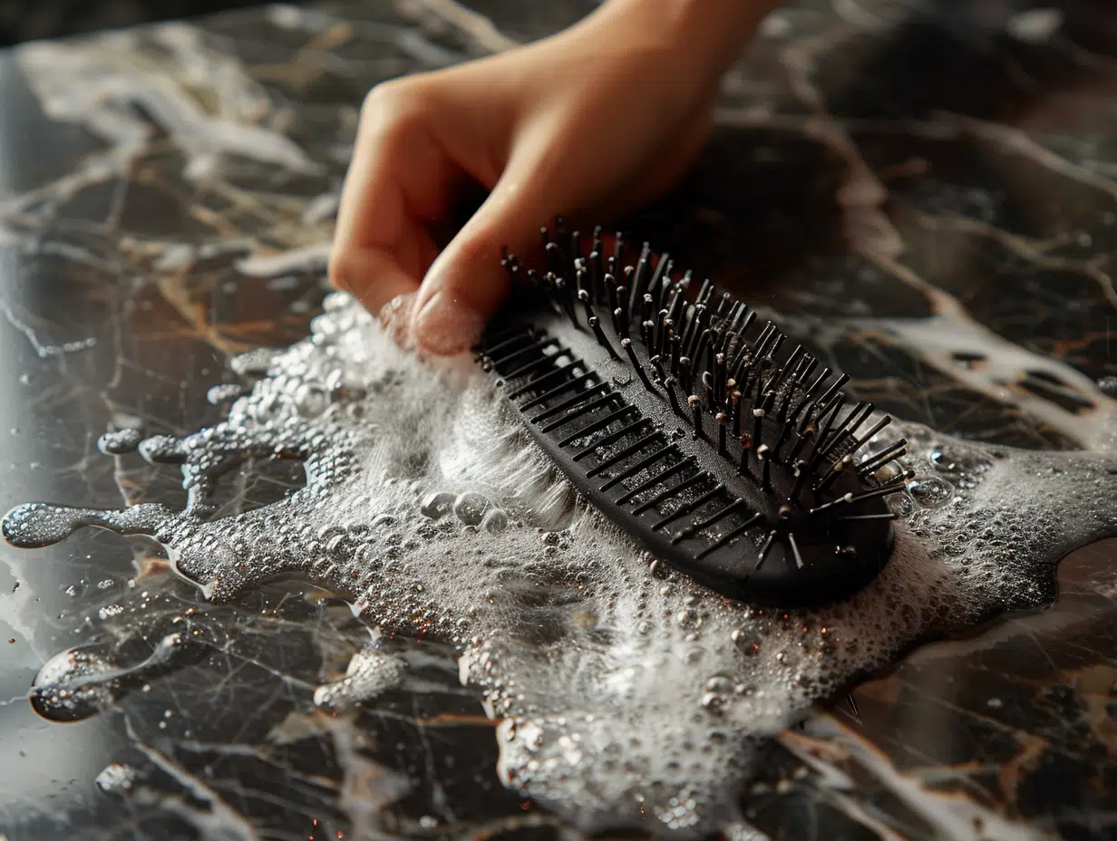 Secrets de Coiffeur : Techniques Efficaces pour Nettoyer une Brosse à Cheveux