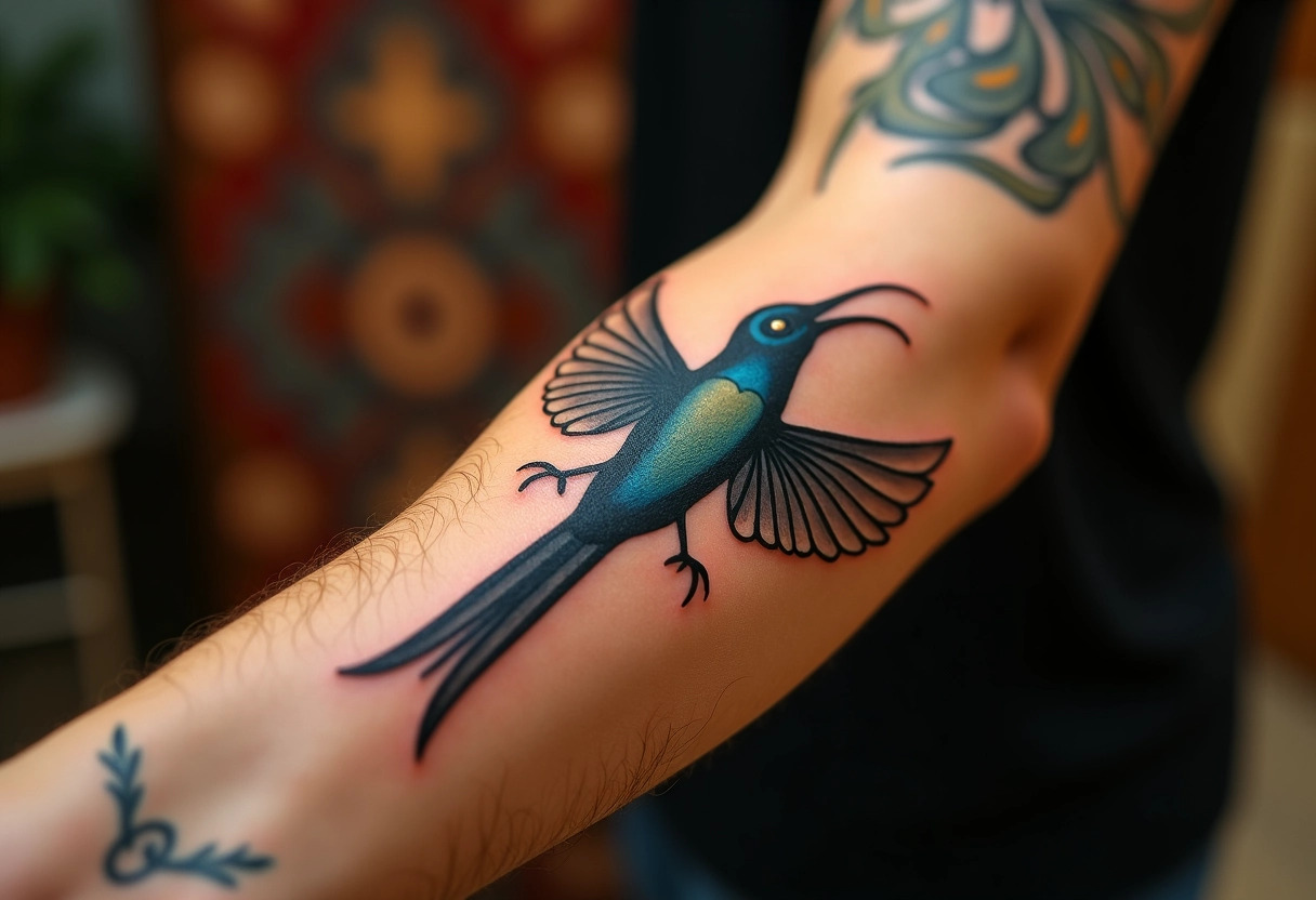 tatouage colibri