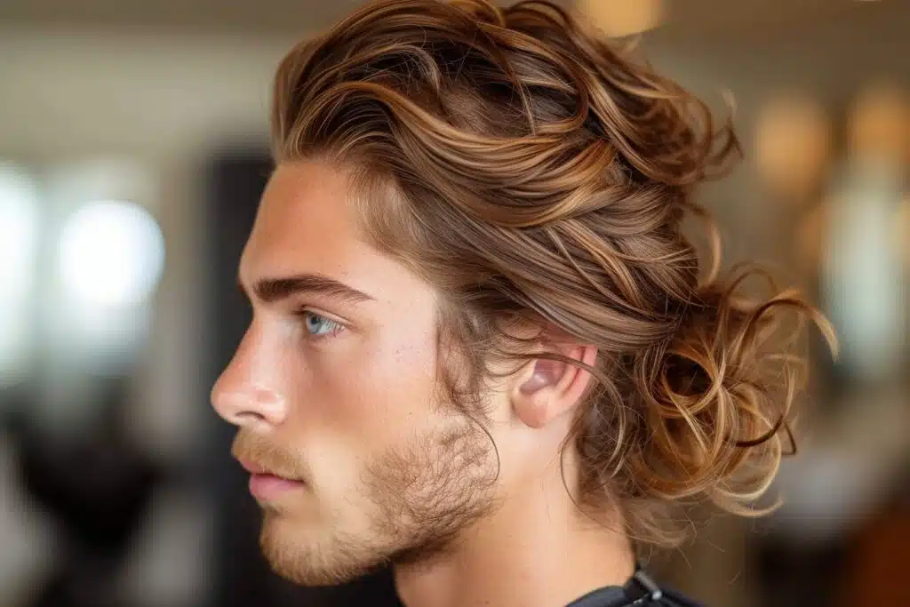 Chignons pour hommes, une tendance capillaire audacieuse