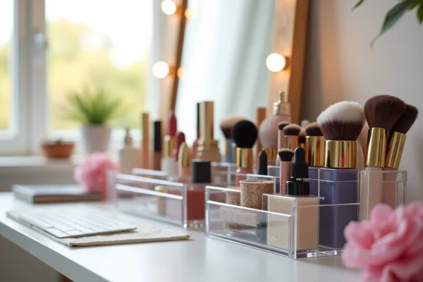 Organisateur de maquillage : astuces pour une coiffeuse irréprochable