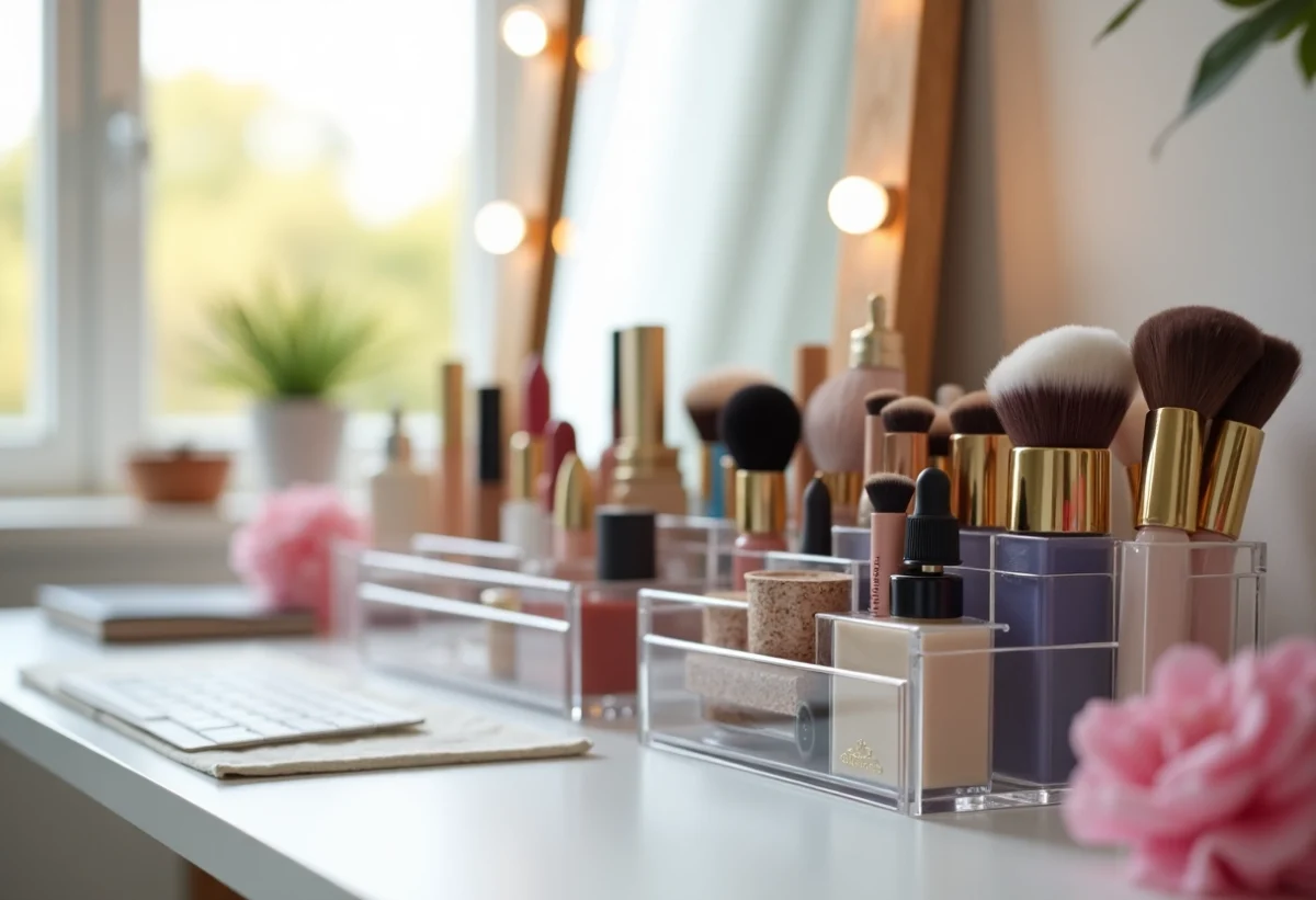 Organisateur de maquillage : astuces pour une coiffeuse irréprochable